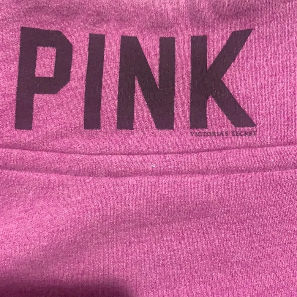 Victoria’s Secret Pink 1/4 Zip Front Sweatshirt